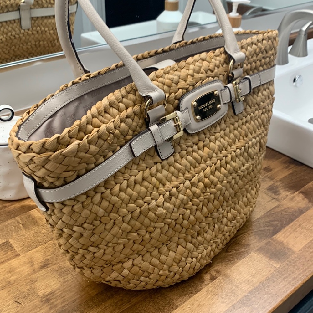 COPY - Michael Kors large straw tote